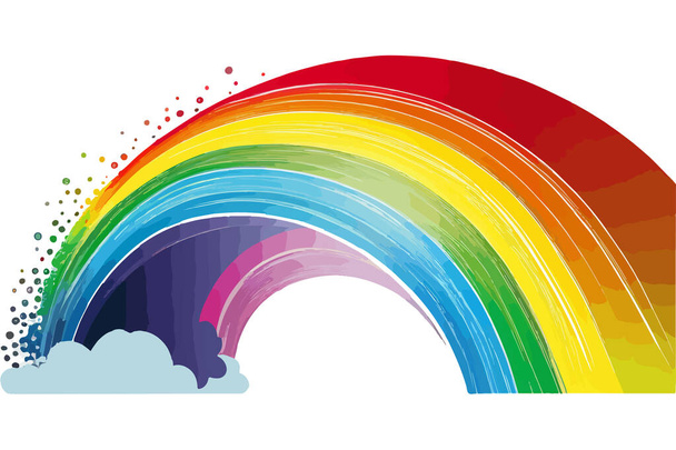 Rainbow icon. Vector illustration desing. - Vector, Image