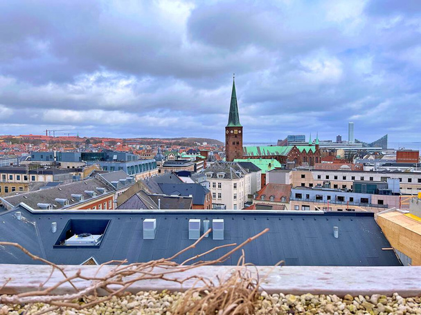 Travel to Scandinavia under spring on holiday,Aarhus in the Denmark - Zdjęcie, obraz