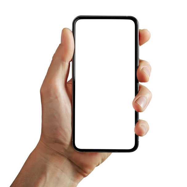 a phone iphone advertisement on the png backgrounds - Foto, Imagen