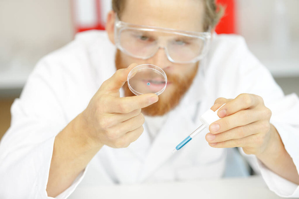 close up of laboratory researcher - Fotó, kép