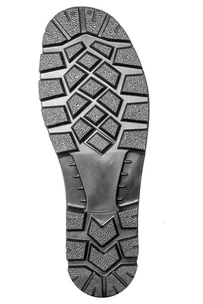Rubber sole isolated on white background. Rubber outsole tread. High quality photo - Foto, Imagen