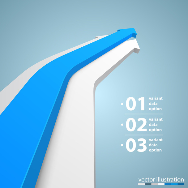Arrows business growth - Vector, Image