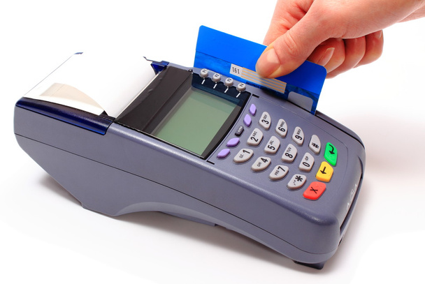 Pagar con tarjeta de crédito, concepto financiero
 - Foto, imagen