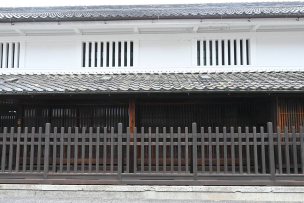 Japani matkailukohde historiallinen kaupunkikuva. Arimatsun alue, Nagoyan kaupunki, Aichin prefektuuri. 'Arimatsu Shibori' tuotetaan tällä alalla on kuuluisa tekstiili ja perinteinen veneet. - Valokuva, kuva