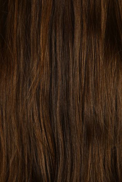 Hair close up. Womans long hair texture background closeup - Foto, immagini
