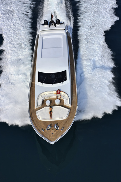 Italy, Tuscany, Tecnomar Velvet 100 luxury yacht - Photo, Image