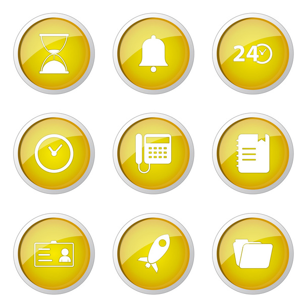 Time Duration Button Icon - Vector, Image