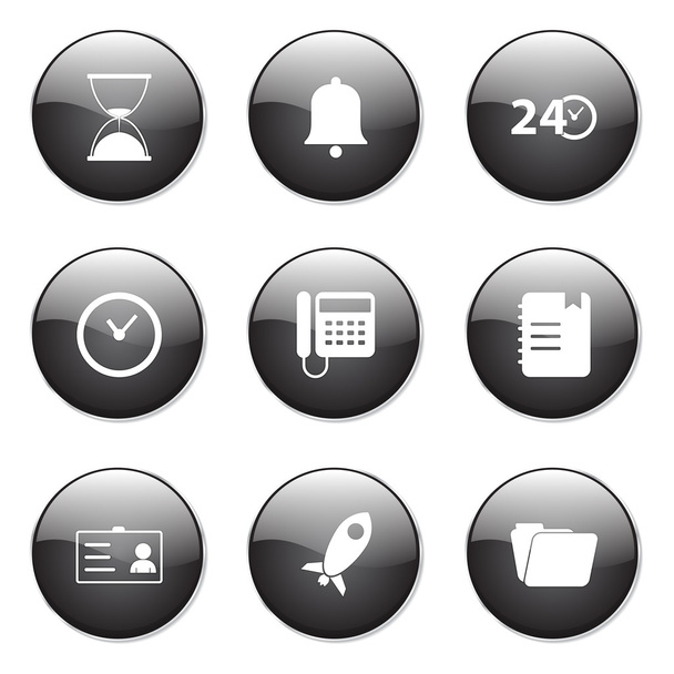 Time Duration Button Icon - Вектор,изображение