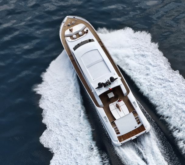 Italy, Tuscany, Tecnomar Velvet 100 luxury yacht - Photo, Image
