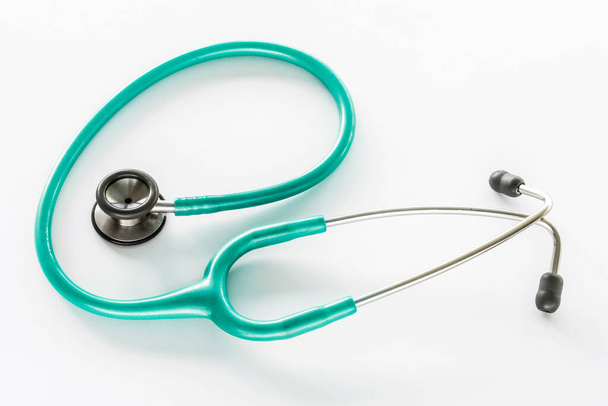stethoscope, medical equipment on white background - Photo, Image