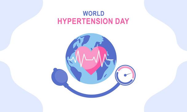 Día Mundial de la Hipertensión vector ilustración - Vector, imagen