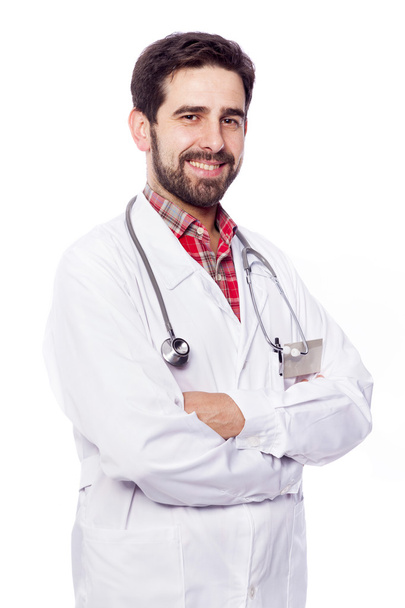 Portrait of handsome doctor - Foto, immagini