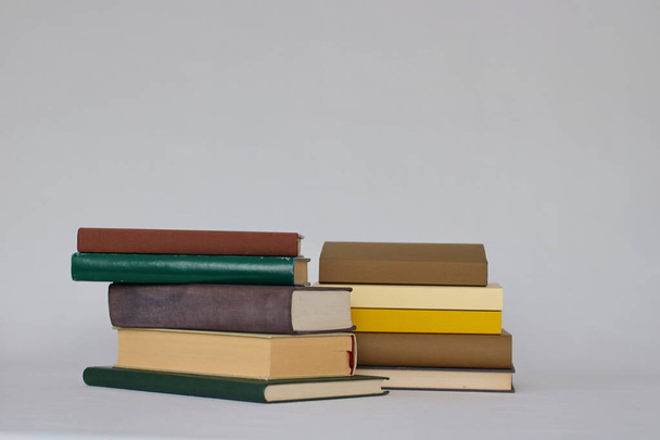 stack of books and education concept - Photo, Image