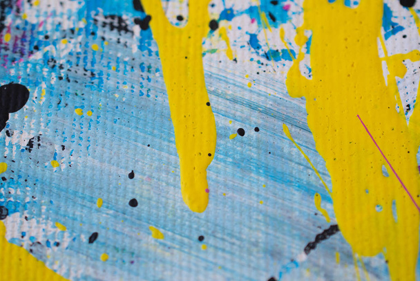 abstract acrylic background, acrylic blots - Фото, изображение