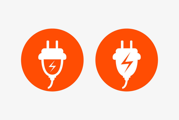electric plug icon sign. set of 16 colorful modern buttons for your design. vector illustration - Vetor, Imagem