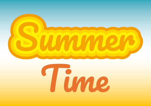 Summer time background for vacation. - Photo, Image