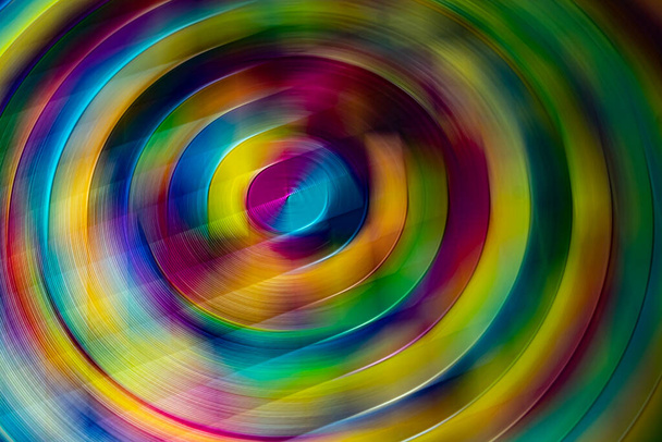 twirl rainbow spectrum multicolored background - Photo, Image