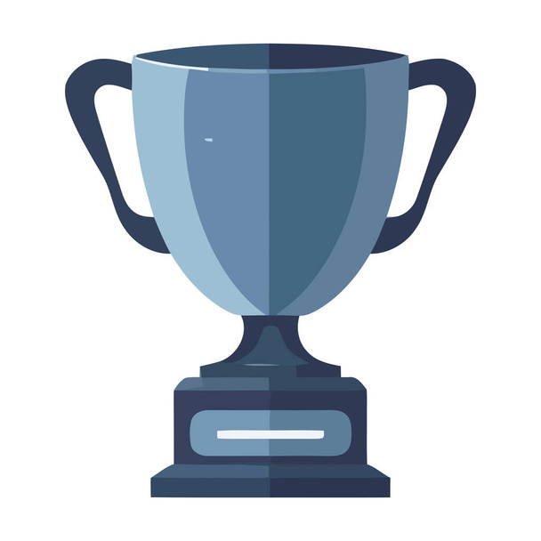 Kampioenschap trofee schittert pictogram geïsoleerd - Vector, afbeelding