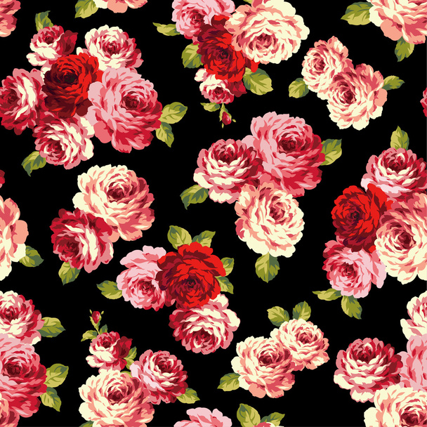 Pattern of rose, - Vektor, Bild