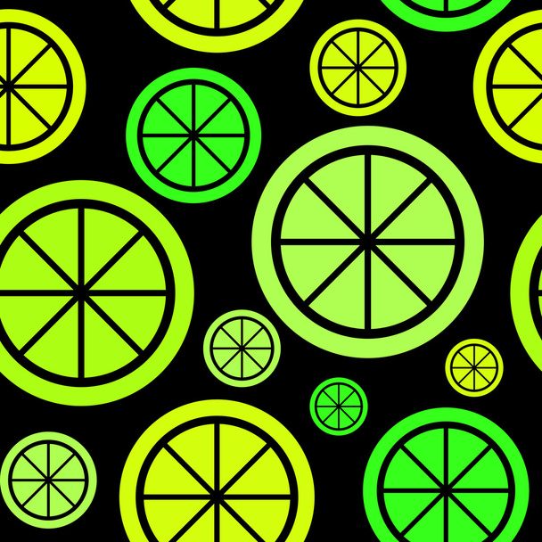 Zitronenfrucht abstrakte nahtlose Muster Hintergrund Vektor veranschaulichen - Vektor, Bild