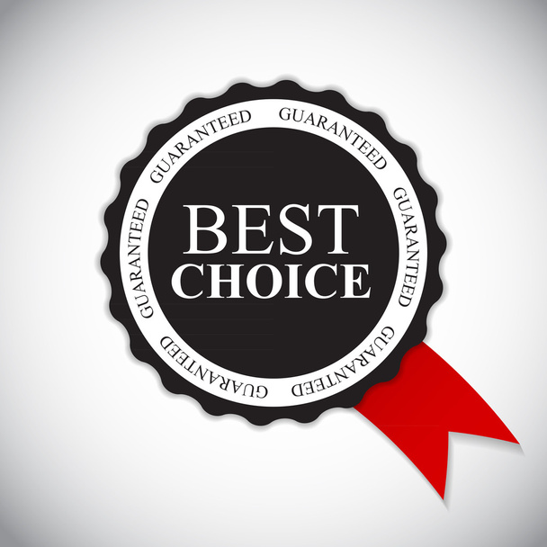 Best Choice Golden Label Vector Illustration - Вектор,изображение