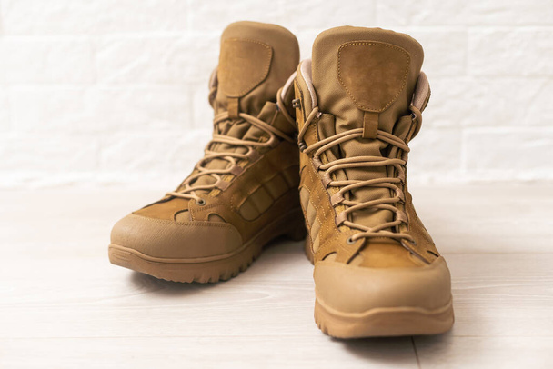 Tactical military boots for the army - Foto, Imagen
