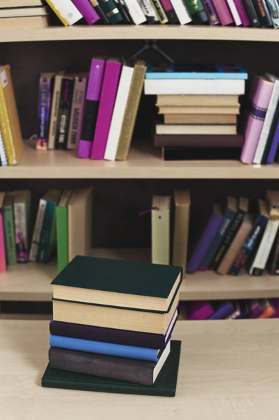 stack of books and education concept - Photo, image