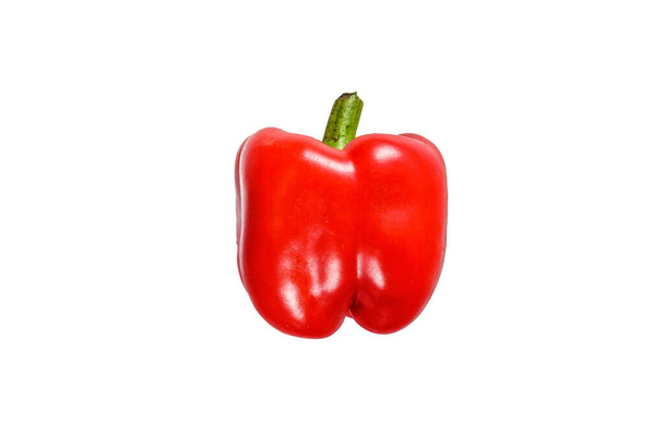 Red sweet pepper. Isolated on white background - Foto, Imagem