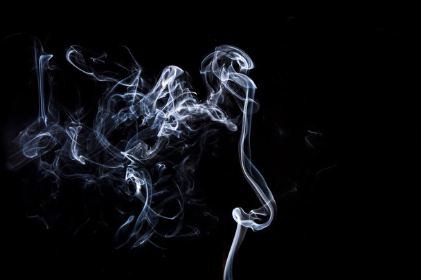 Gray smoke with light - Photo, Image