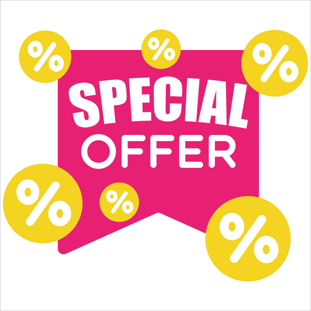 Special offer, discounts icon vector illustration symbol - Vector, Image
