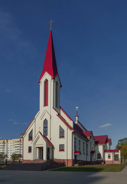 Kostel Ducha svatého v čišovském mikrodistriktu v Minsku - Fotografie, Obrázek