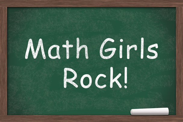 Mathe-Mädchen rocken - Foto, Bild