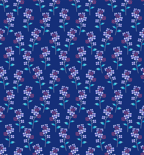 Japans mooie boeket vector naadloos patroon - Vector, afbeelding