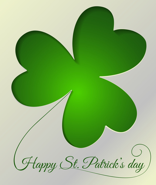 St. Patrick day card - Vetor, Imagem