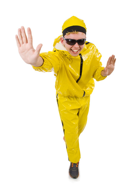 Man in yellow suit - Photo, Image