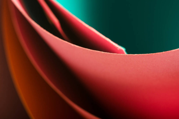 Selective focuse Abstract colorful paper background. Bright colored paper. - Photo, Image