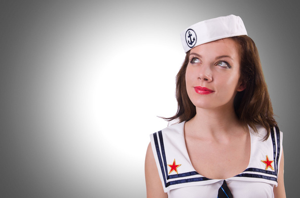 Mujer joven marinera
 - Foto, Imagen