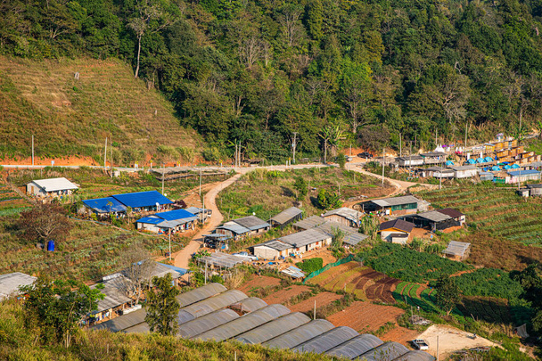 The Chiangmai country on mountain, Thailand. - Zdjęcie, obraz