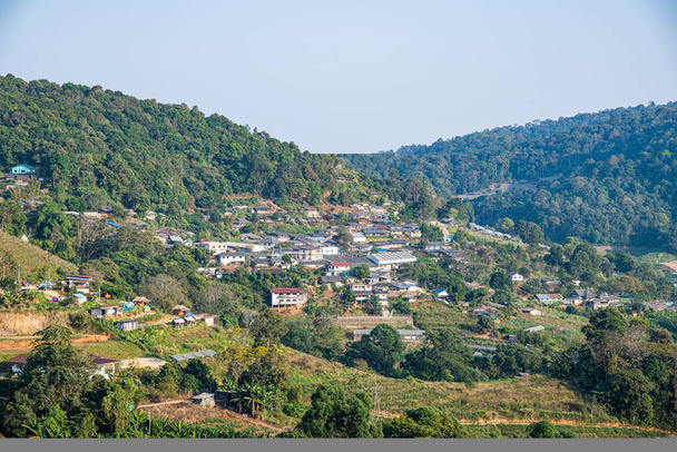 The Chiangmai country on mountain, Thailand. - Zdjęcie, obraz