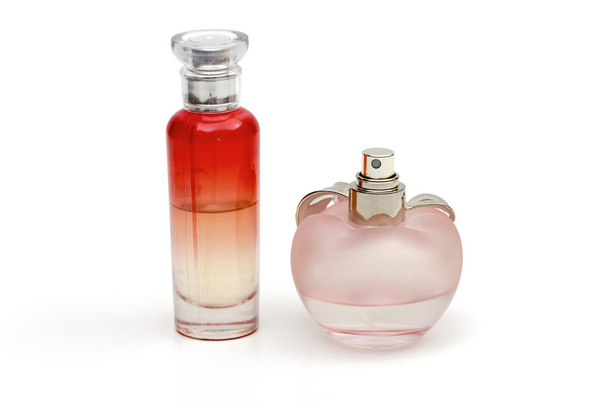 Parfüm auf weißem Hintergrund - Foto, Bild