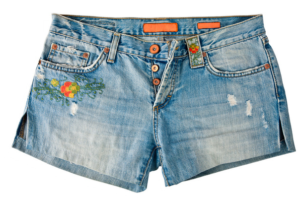 Jeansowe szorty - Zdjęcie, obraz