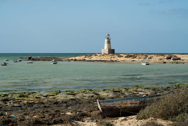 Pohled na Djerbu, velký ostrov v jižním Tunisku - Fotografie, Obrázek