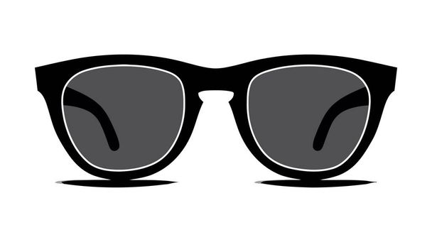 Icono de gafas vectoriales, logo sobre fondo blanco. - Vector, Imagen