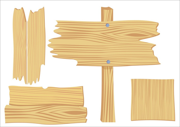 houten knoppen - Vector, afbeelding