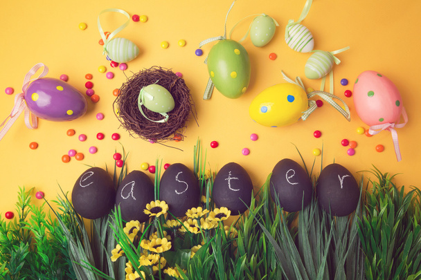 Easter holiday background - Foto, afbeelding