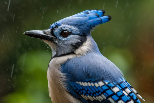 крупним планом на відкритому повітрі блакитний джей птах
 - Фото, зображення