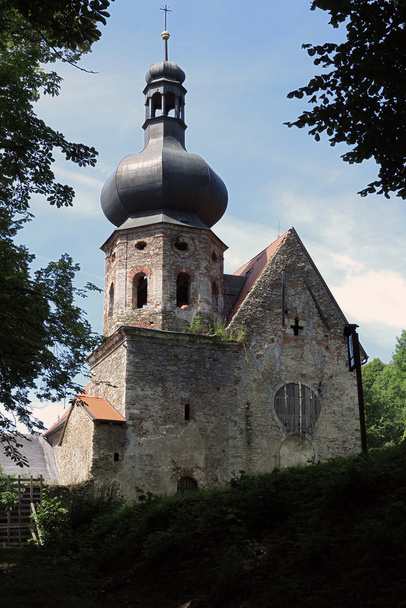 Ερείπια του το μοναστήρι των Αυγουστίνων, σίγουρα Pivon, Τσεχία  - Φωτογραφία, εικόνα