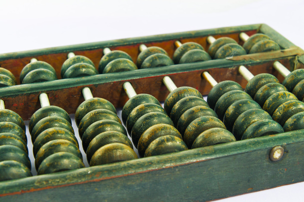 Close up de Abacus chinês antigo
 - Foto, Imagem