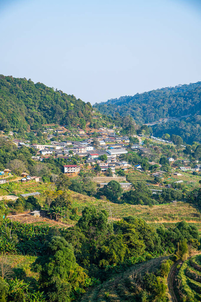 The Chiangmai country on mountain, Thailand. - Fotoğraf, Görsel