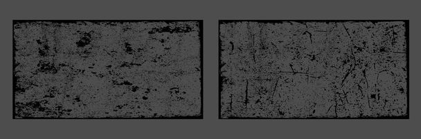 Overlays stamp texture with effect grunge, damaged and old. Stamp Texture . Distress Grunge background . Scratch, Grain, Noise, grange stamp . Black Spray Blot of Ink. Vector illustration - Wektor, obraz